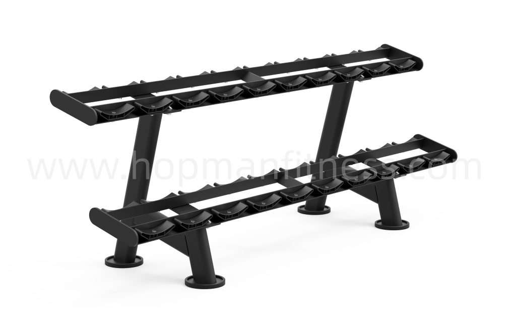 HopMan HX-6122B Double layer Dumbbell Stand (10...
